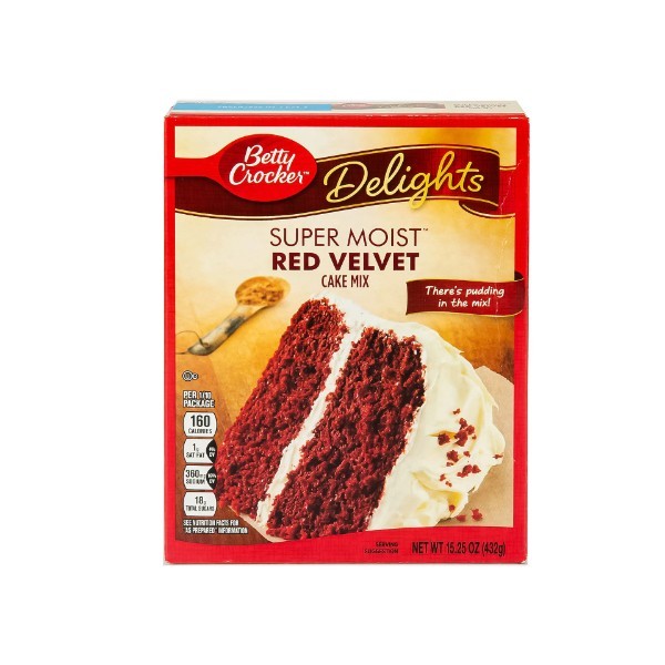 BETTY CROCKER RED VELVET CAKE MIX 13.3OZ