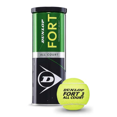 DUNLOP TENNIS BALL FORT ALL COURT 3PET