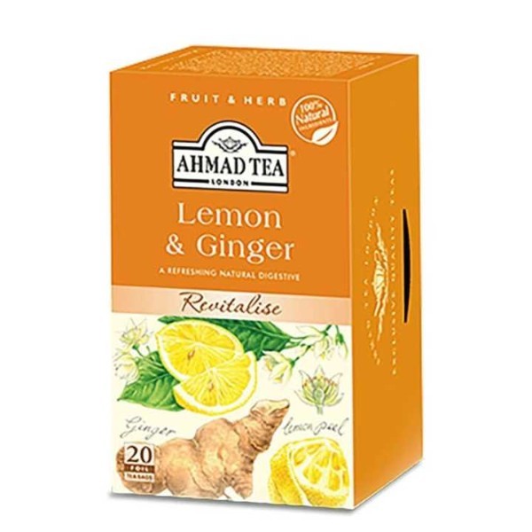 AHMAD TEA LEMON GINGER 40G