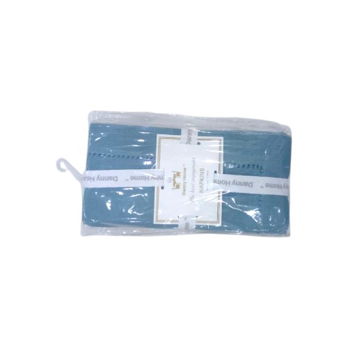 DANNYHOME NAPKINS STONE BLUE SET OF 4 45X45CM