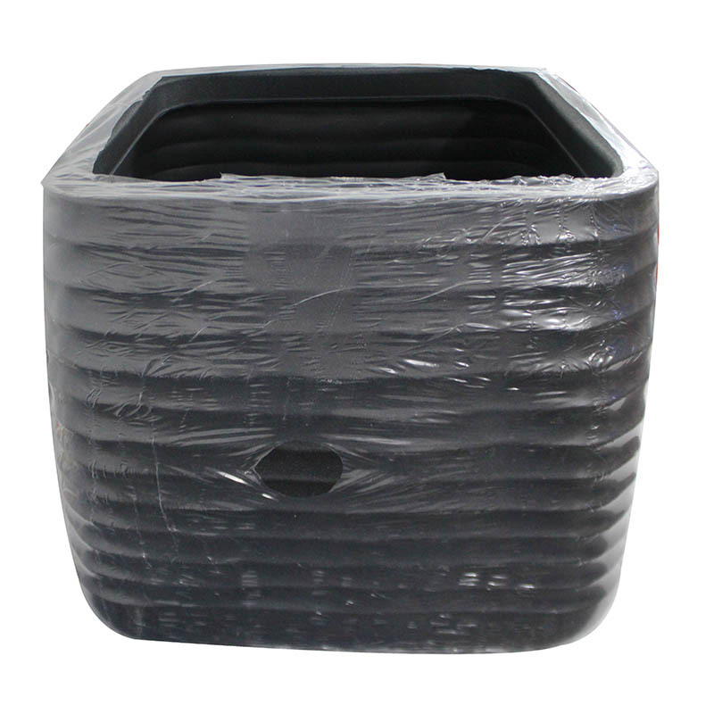 FLOWER POT 50CM BLACK GL8602A.