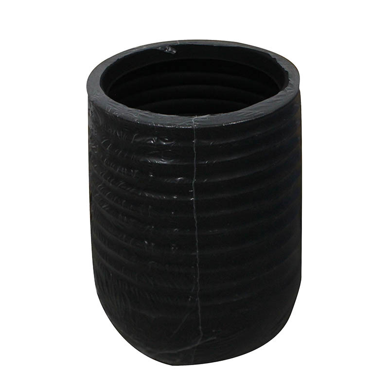 FLOWER POT 28X37CM BLACK GL8604C