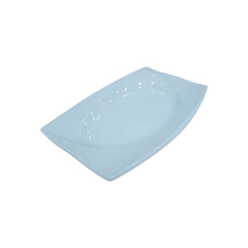 PLATE 21X14CM WHITE D125