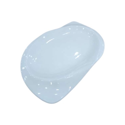 PLATE 25CM WHITE 9