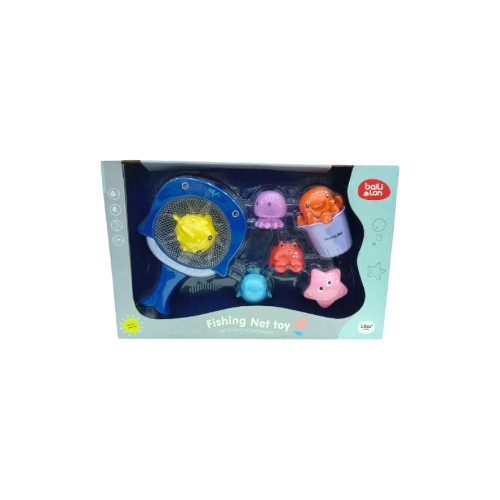 WATER SPRAY ANIMAL W FISHING NET 6PCS Y8633