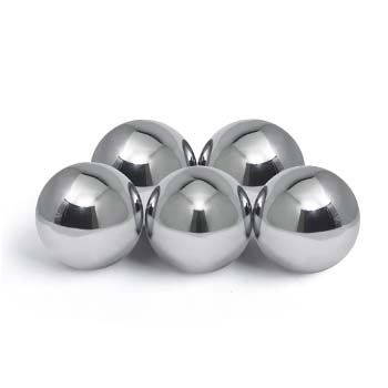 BALL 6PCS SILVER METAL HJ-B223 BOULES