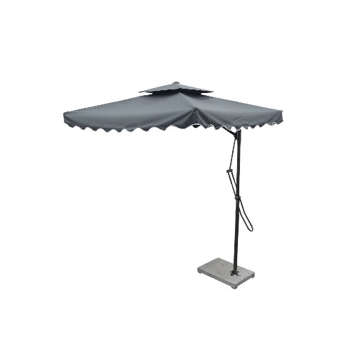 UMBRELLA W MABLE BASE A+B GREY U-8002