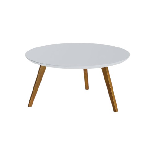 IMCAL CLASSIC COFFEE TABLE ROUND SATIN WHITE