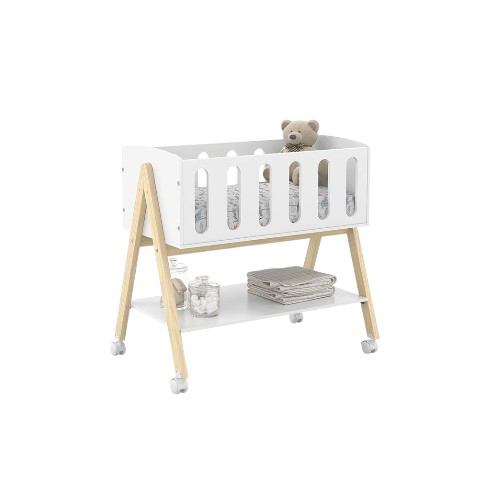 BABY BED MINI WHITE SOFT-NATURAL LIV