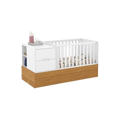 BABY BED A-B-C-D-E-F WHITE SOFT-FREIJO NATURE