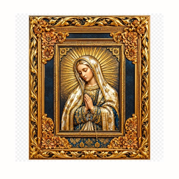 PICTURE FRAME CHRISTIAN 53X63CM