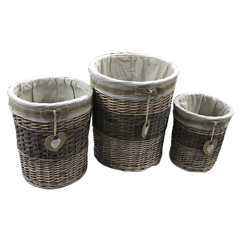 LAUNDRY BASKET 3PCS BAMBOO LB7310Y