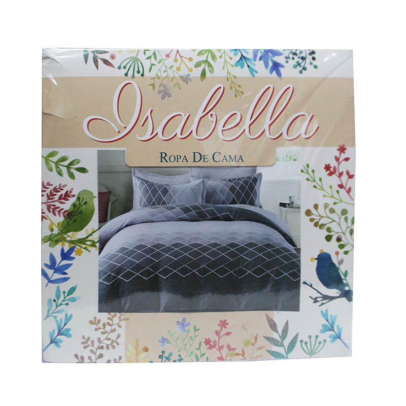 BEDSHEET DOUBLE 4PCS ISABELLA 200X200CM