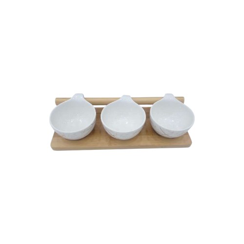 SERVING BOWL JAC7495-H28 BAMBOO TRAY