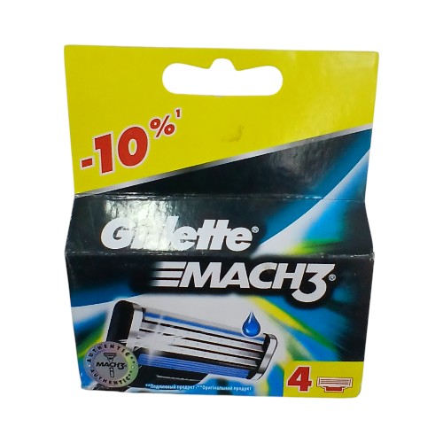 GILLETTE MACH3 BLADES 4PCS