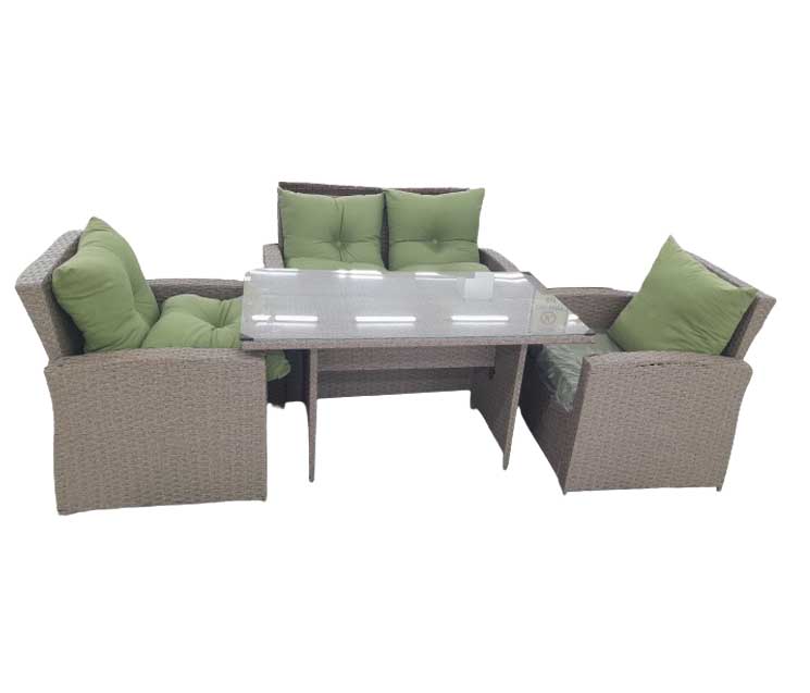 SOFA DINING SET 5PCS LUC-162 (1+1+2+3+T)