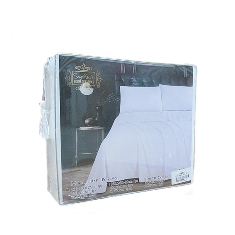 FITTED SHEET 3PCS 160X200 FS-ABB-2P