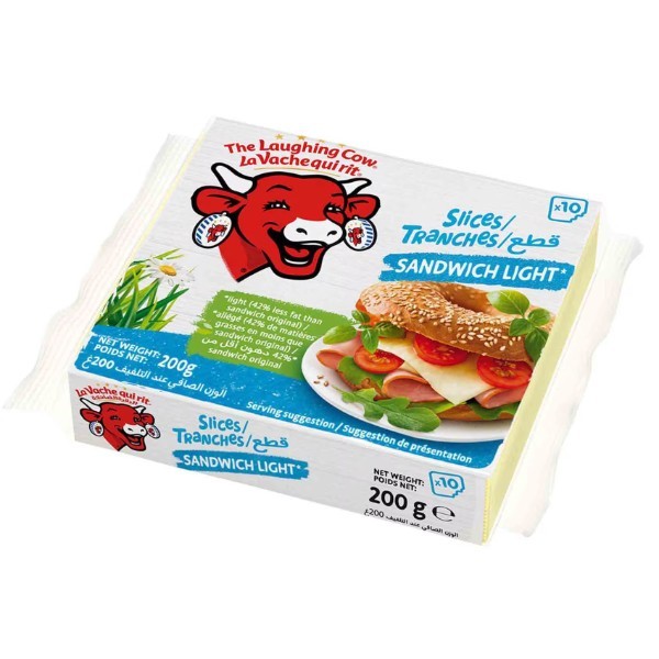 THE LAUGHING COW SANDWICH LIGHT 200G.