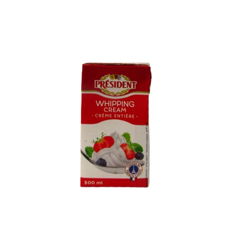 PRESIDENT WHIPPING CREAM 500ML