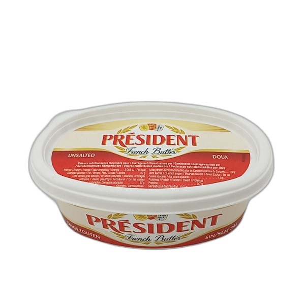 PRESIDENT GASTRONOMIC UNSALTED BUTTER 250G