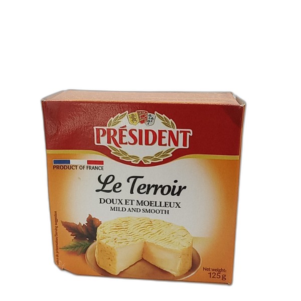 PRESIDENT LE TERROIR SOFT CHEESE 125G