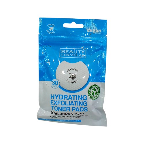 BEAUTY FORMULA TONER PADS 30S HYALURONIC