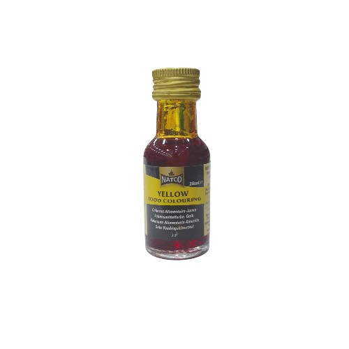 NATCO YELLOW FOOD COLOURING 28ML
