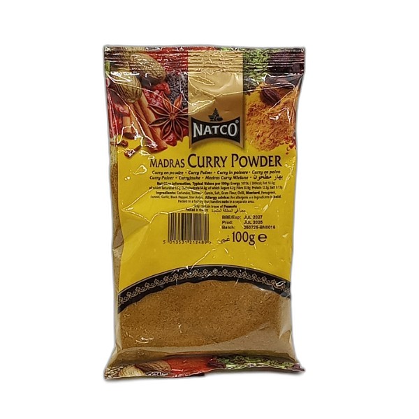 NATCO MADRAS CURRY POWDER 100G