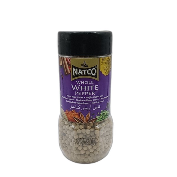 NATCO WHOLE WHITE PEPPER 100G