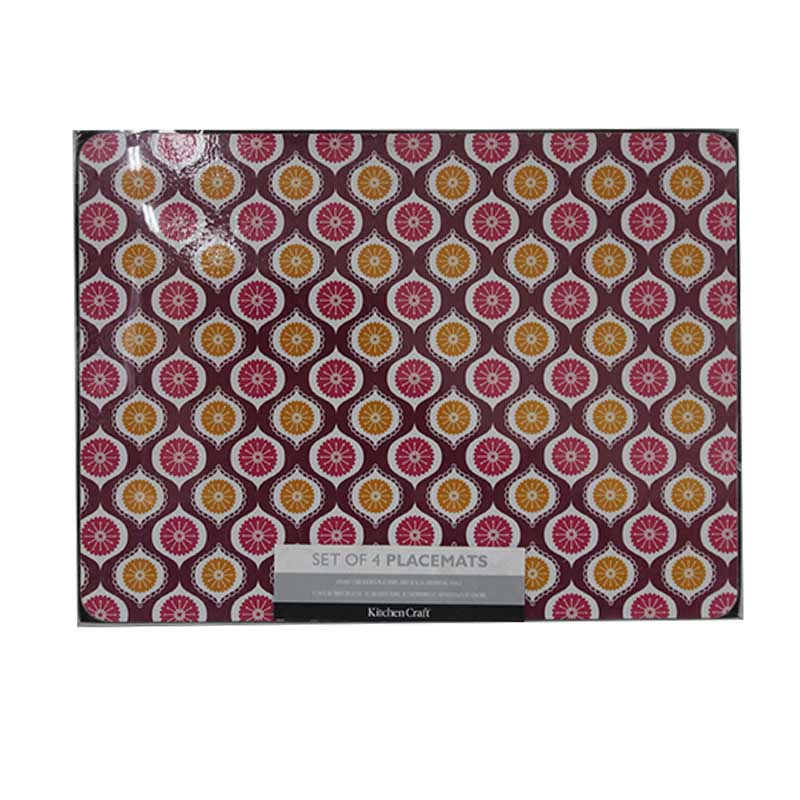 PLACEMATS 4PCS GEOMETRIC DESIGN