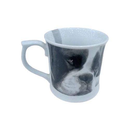MUG TANKARD SHAPE 400ML  PORCELAIN BOXER KITCHEN C