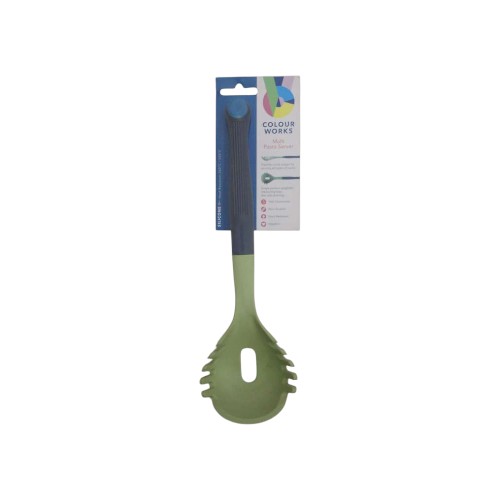 CL PASTA SERVER 29CM SILICONE GREEN