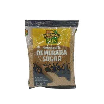TROPICAL SUN DEMERARA SUGAR 500G