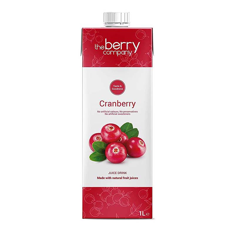 BERRY COMPANY CRANBERRY JUICE 1L