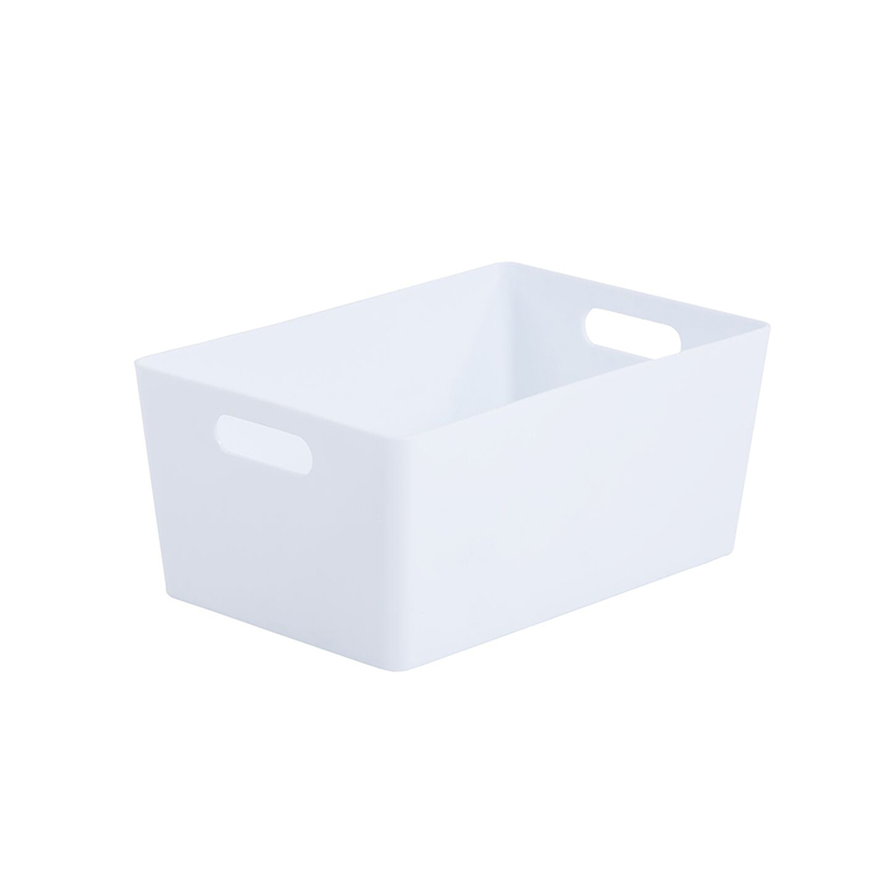 BASKET RECT 12X10CM PLASTIC WHITE WHAM