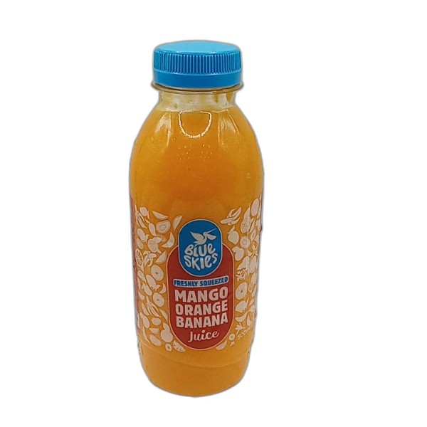 BLUE SKIES MANGO ORANGE BANANA JUICE 500ML