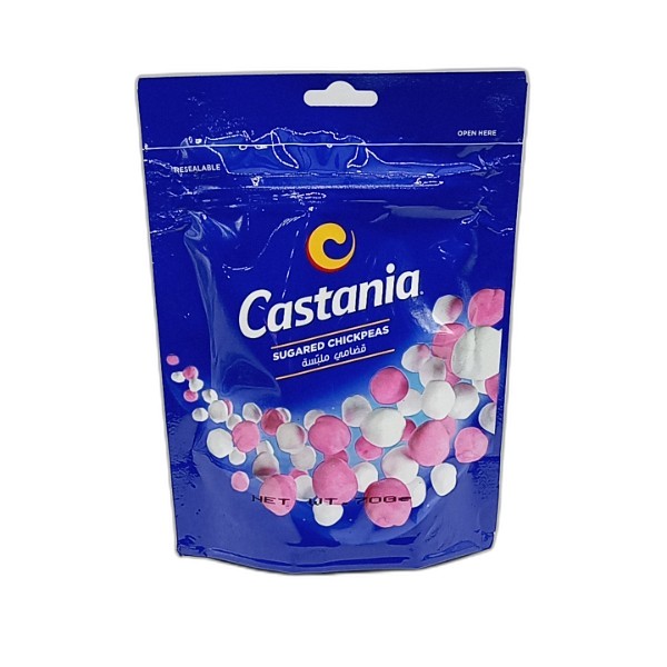 CASTANIA SUGARED CHICKPEAS 70G