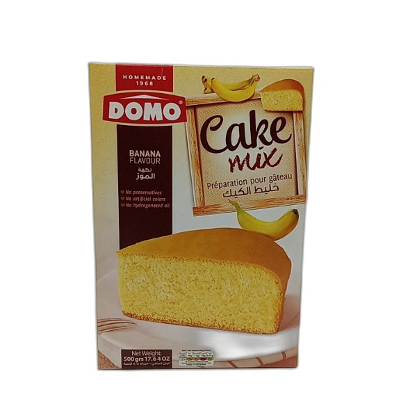 DOMO CAKE MIX BANANA 500G
