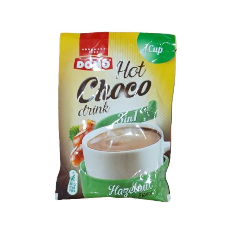DOMO HOT CHOCO DRINK HAZELNUT 3IN1 30G
