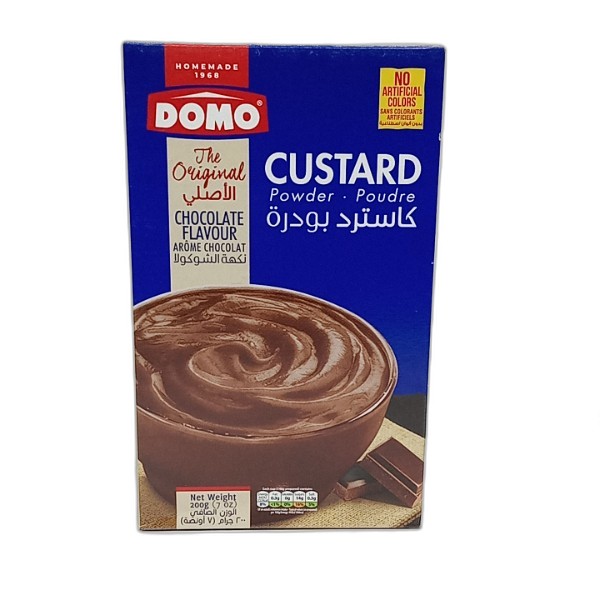 DOMO CUSTARD CHOCOLATE 200G