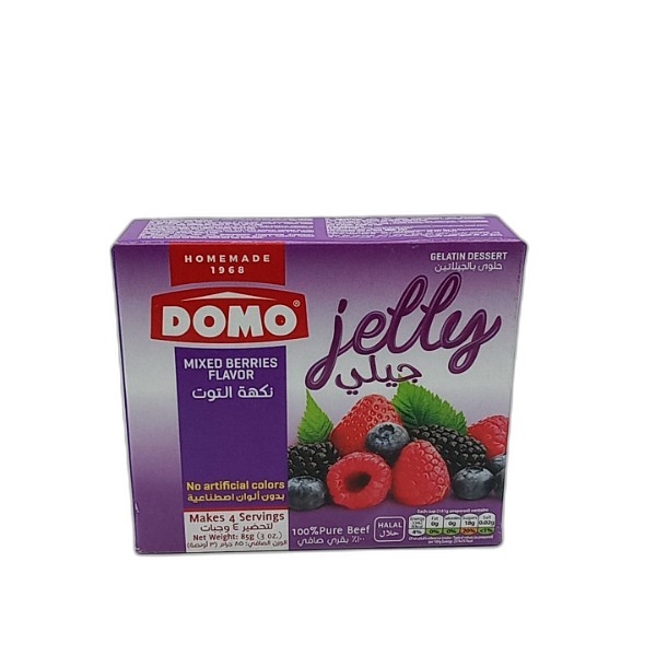 DOMO JELLO BEEF MIXED BERRIES 85G