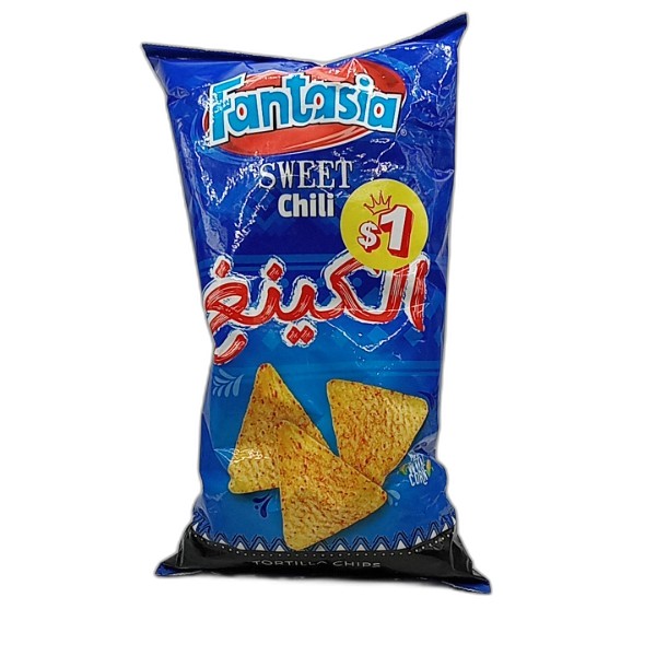 FANTASIA SWEET CHILLI TORTILLA CHIPS 200G