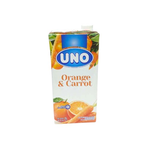 UNO ORANGE-CARROT CARTON JUICE 1L