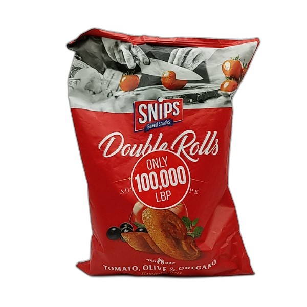SNIPS TOMATO OLIVE OREGANO ROLLS 130G