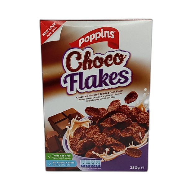POPPINS CHOCO FLAKES 375G