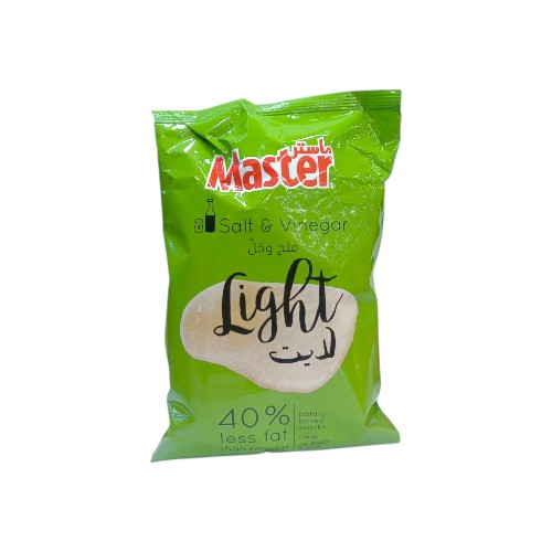 MASTER CHIPS LIGHT SALT-VINEGAR 50G