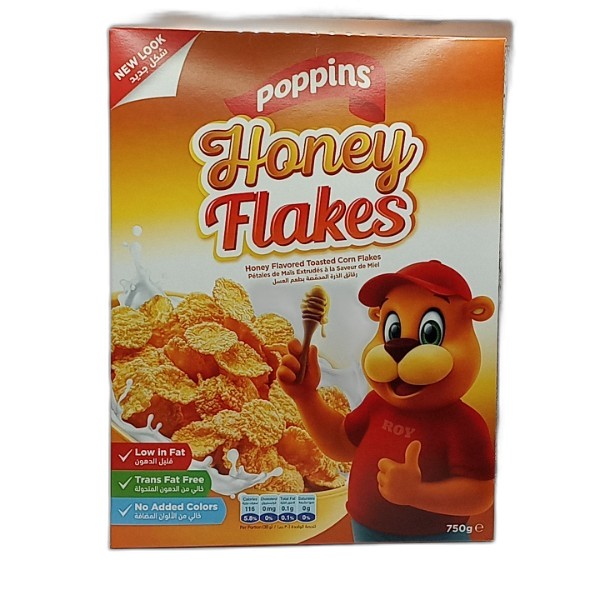 POPPINS HONEY FLAKES 750G