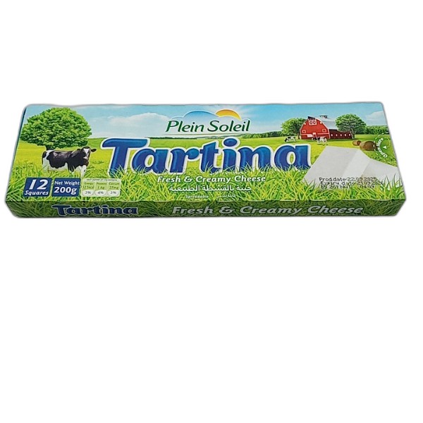 PLEIN SOLEIL TARTINA SQUARE 12PCS CHEESE 200G
