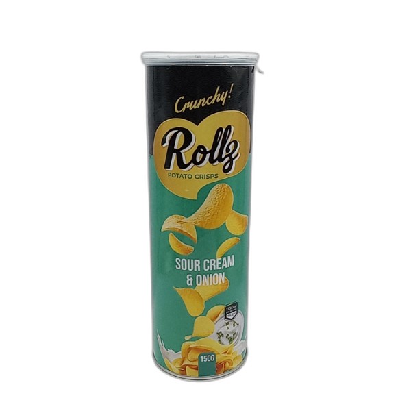 ROLLZ SOUR CREAM AND ONION 150G