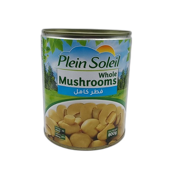PLEIN SOLEIL PSOLEIL WHOLE MUSHROOM 800G